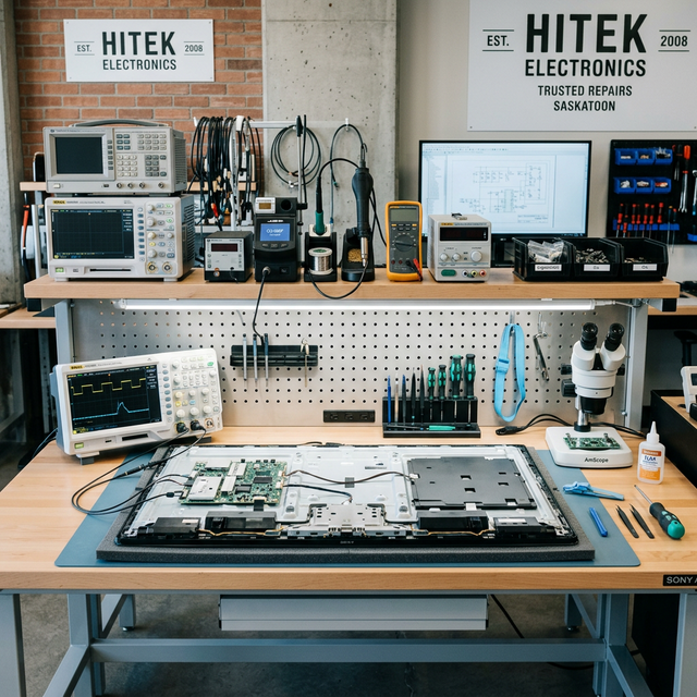 Electronics repair bench